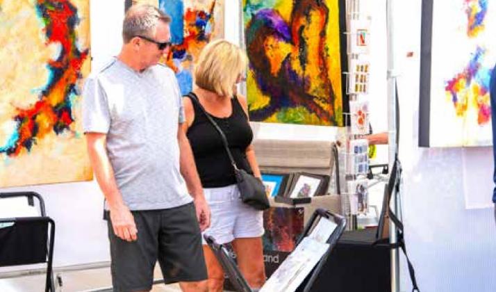 During the Paseo Arts Festival, visitors will enjoy over 100 nationally acclaimed visual artists, who fill the Historic Paseo Arts District with original artwork: everything from painting, ceramics and photography to woodworking, glass, sculpture and jewelry. Photo provided.