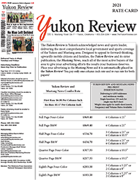 Yukon Review advertising rate card