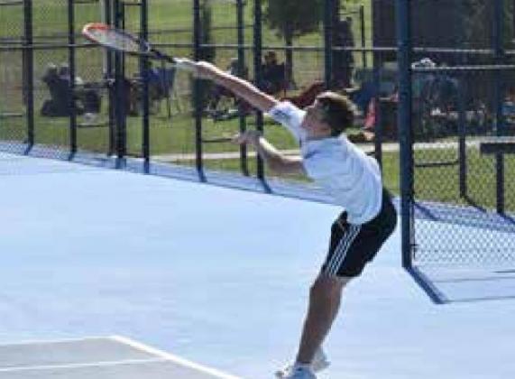 The Yukon boys tennis team competed at the Heritage Hall Tournament Saturday. Photo by Michael Kinney.