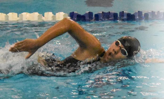 Bronco swimmers break team records at Mitch Park
